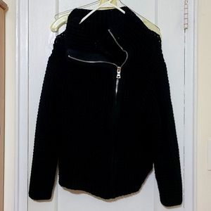 Gap moto sweater jacket